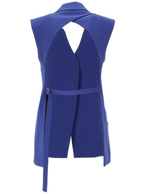 Cobalt blue tailored woman gilet Patrizia Pepe | 2S1486A049CA01